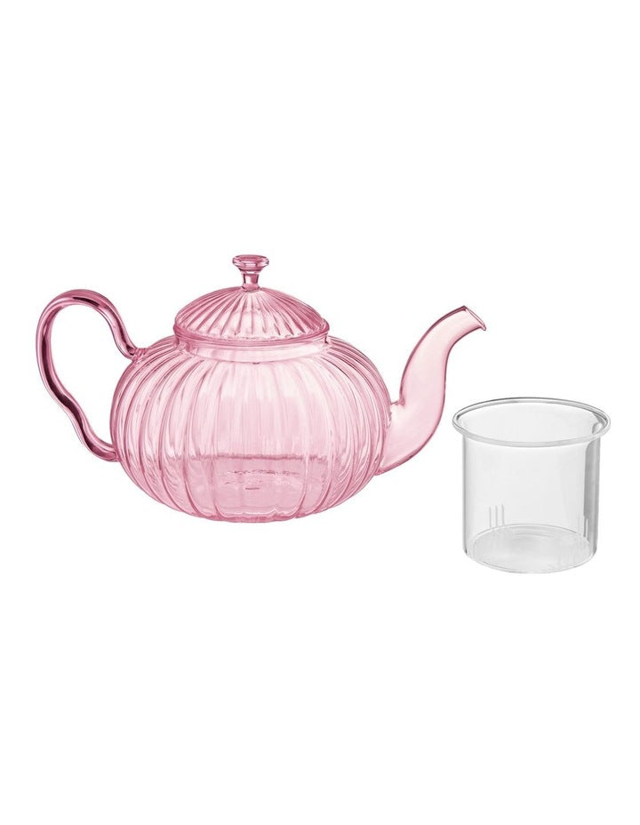 Wicked Pink Goes Good With Green Teapot 900ml Gift Boxed in Pink
