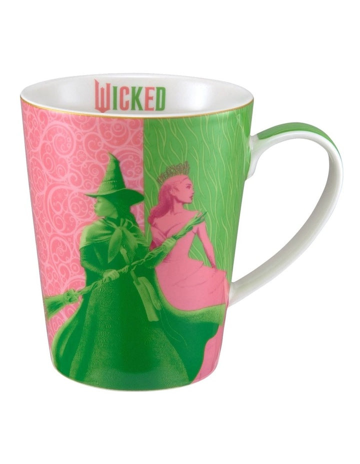 Wicked Magical Conical Mug 450ml Pink & Green Forever Gift Boxed