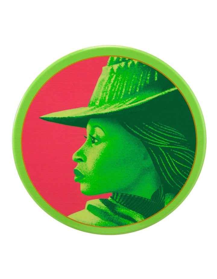 Wicked Magical Ceramic Coaster 10cm Set of 4 Pink & Green Forever Gift Boxed
