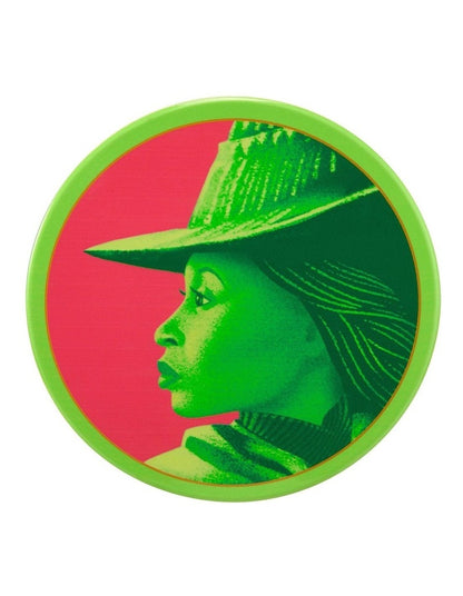 Wicked Magical Ceramic Coaster 10cm Set of 4 Pink & Green Forever Gift Boxed