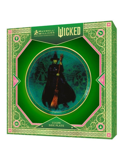 Wicked Magical Coupe Side Plate 19cm Defy Gravity Gift Boxed