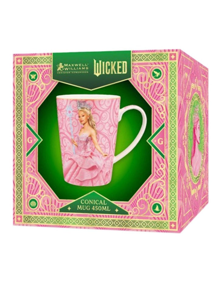 Wicked Magical Conical Mug 450ml Glinda Gift Boxed in Pink