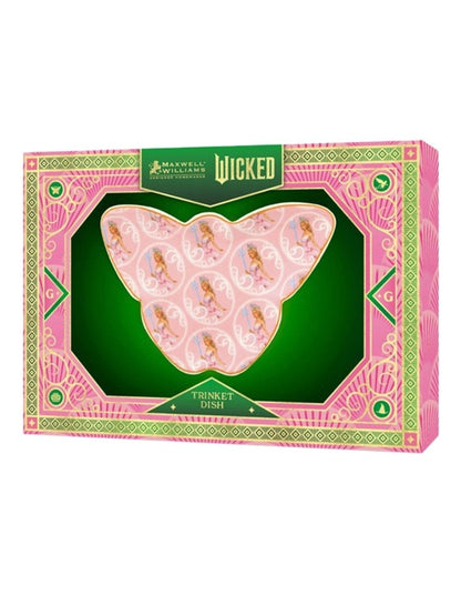 Wicked Magical Trinket Dish 16.5cm Glinda in Bubble Gift Boxed in Pink
