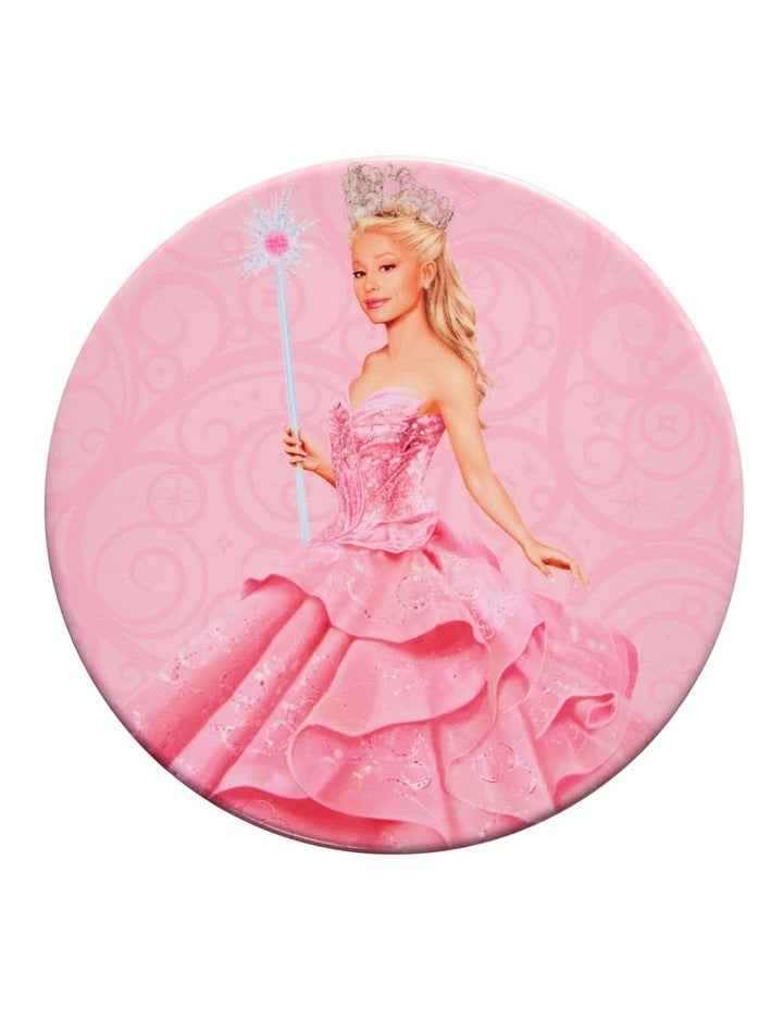 Wicked Magical Ceramic Coaster 10cm Set of 4 Glinda Gift Boxed in Pink