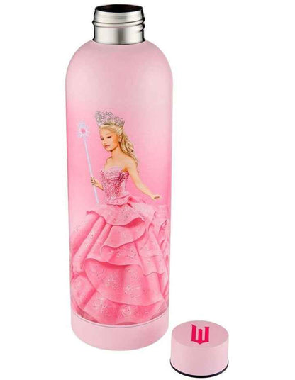 Wicked Magical Double Wall Insulated Bottle 750ml Glinda Gift Boxed in Pink