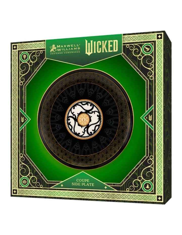 Wicked Magical Coupe Side Plate 19cm Welcome To Oz Gift Boxed in Black