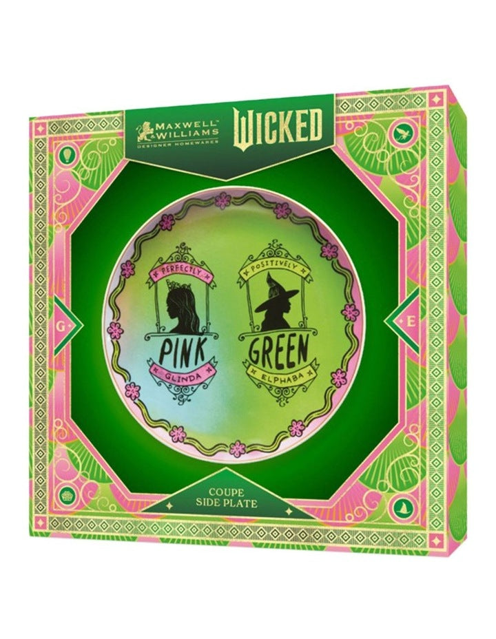 Wicked Magical Coupe Side Plate 19cm Positively Perfect Gift Boxed in Pink