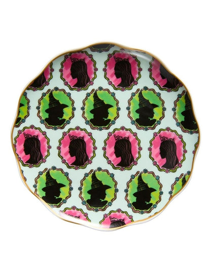 Wicked Magical Trinket Dish 12.5cm Elphaba & Glinda Icons Gift Boxed in Pink/Green