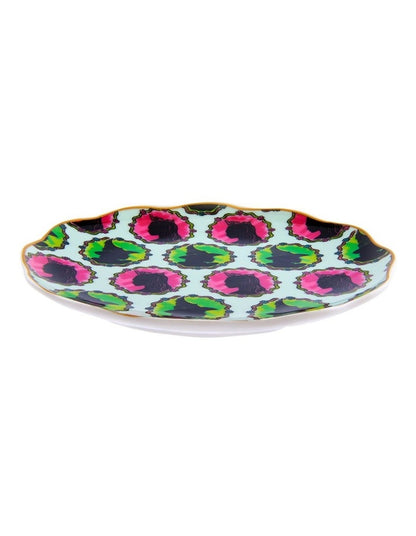 Wicked Magical Trinket Dish 12.5cm Elphaba & Glinda Icons Gift Boxed in Pink/Green