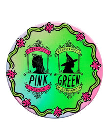 Wicked Magical Ceramic Coaster 10cm Set of 4 Positively Perfect Gift Boxed in Pink