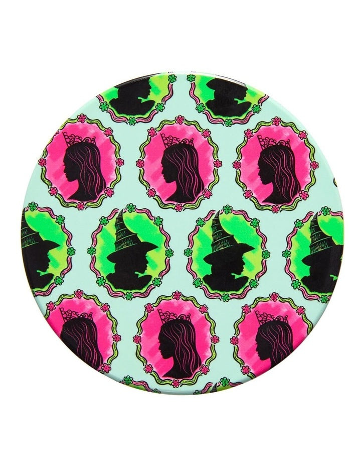 Wicked Magical Ceramic Coaster 10cm Set of 4 Positively Perfect Gift Boxed in Pink