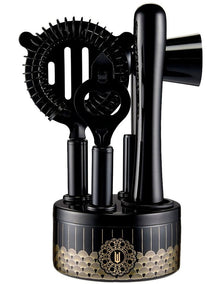 Wicked Wizard's Palace Bar Tool Set 5 Piece Gift Boxed in Black
