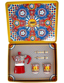 Bialetti Dolce & Gabbana Moka 2 Cup Espresso Maker and Coffee Cups Gift Set