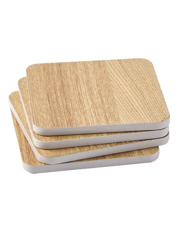 Mikkie Coasters 4 Pack in Soft White