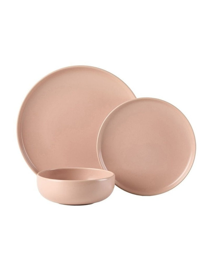 Mikkie 12 Piece Dinner Set in Plaster