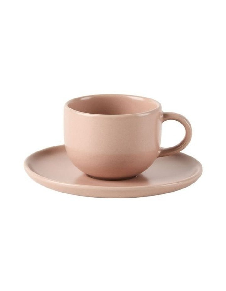 Mikkie Espresso Cup and Saucer in Plaster