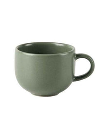 Mikkie Espresso Cup and Saucer in Green