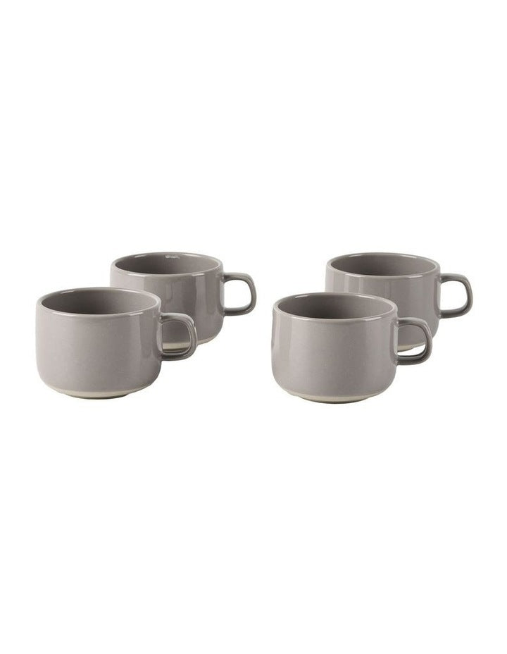 Lucie Mug Set of 4 in Taupe