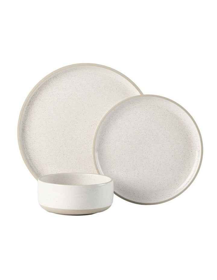 Lucie 12pce Dinner Set Cream Speckle