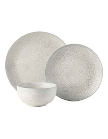 Jamie Dinner Set 12 Piece in Stone