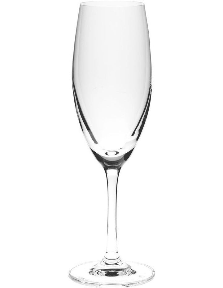 Frankie Champagne Flute Set 6 Piece in Clear