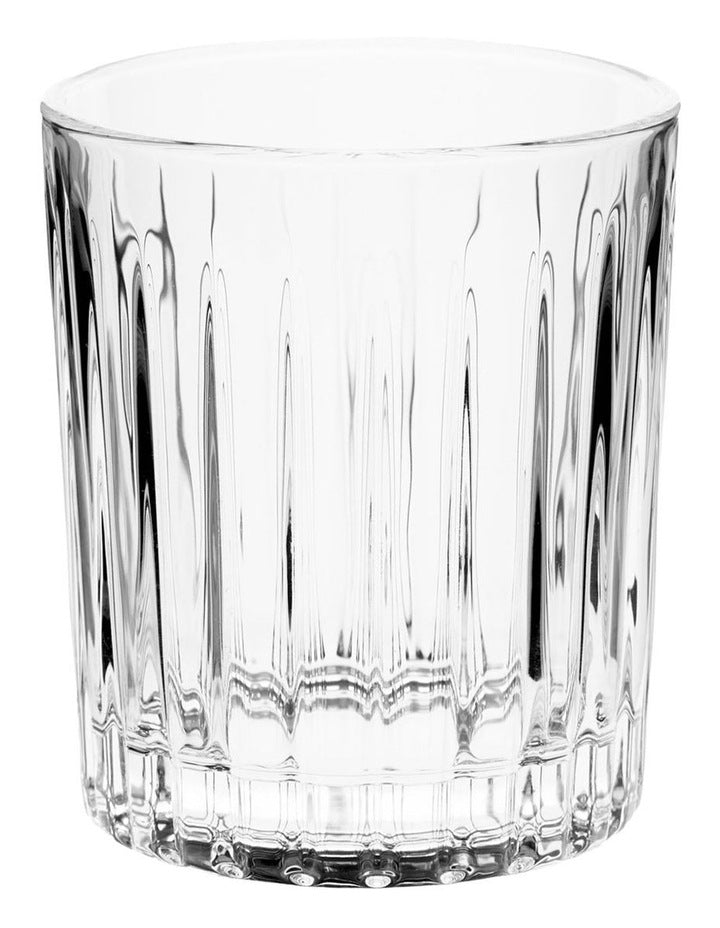 Jonnie Tumbler Set of 4 in Linear Clear