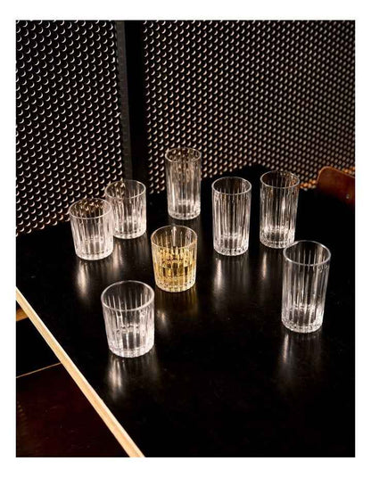 Jonnie Tumbler Set of 4 in Linear Clear
