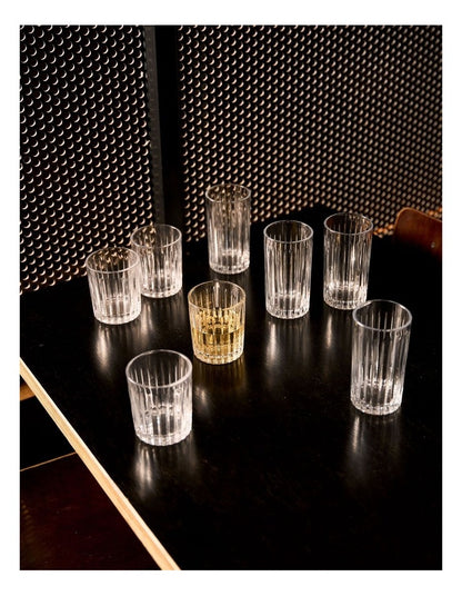 Jonnie Tumbler Set of 4 in Linear Clear