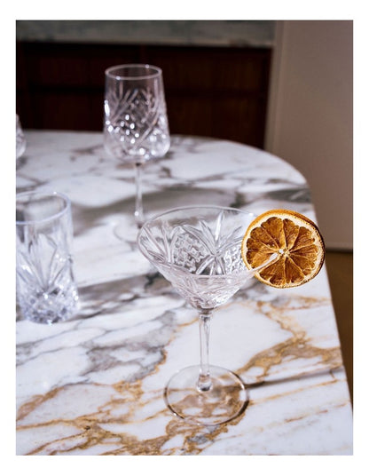 Jonnie Martini Glass Set Of 4 in Traditional Clear