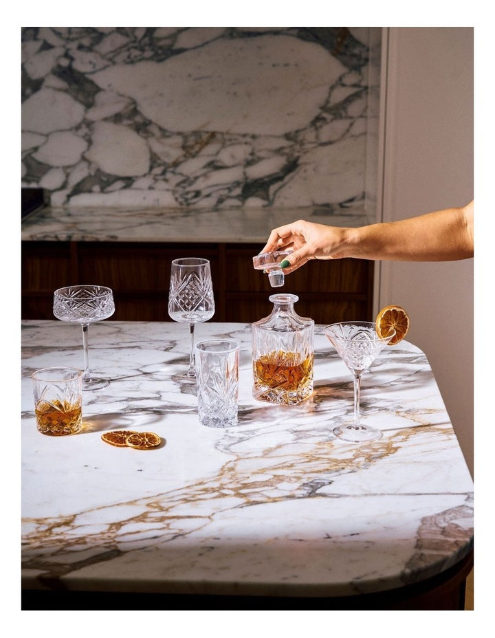 Jonnie Martini Glass Set Of 4 in Traditional Clear