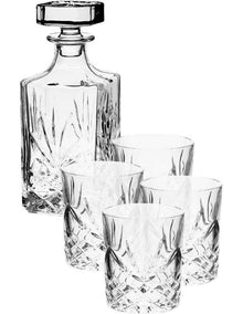 Jonnie Glass Set Of 5 in Traditional Clear