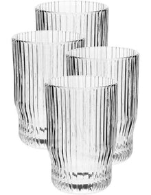 Rubie Tumbler Set Of 4 in Clear