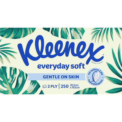 Kleenex Everyday 2 Ply Facial Tissues 250 Pack