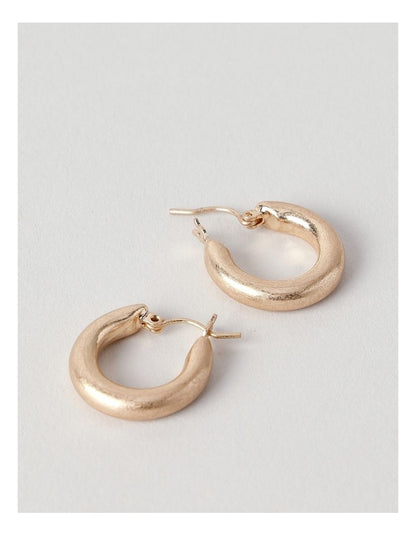 Irregular Hoop Drop Natural Earring in Natural