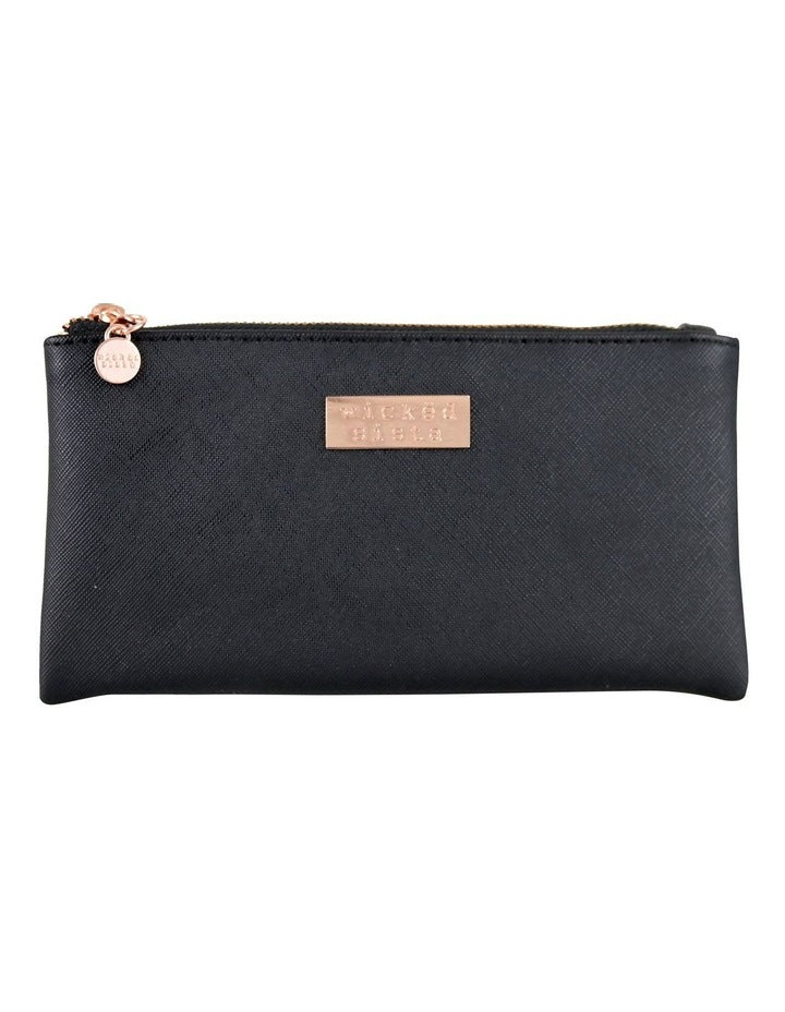 Premium Small Flat Purse in Black