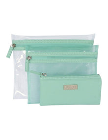 Jenna Trio Purse in Mint
