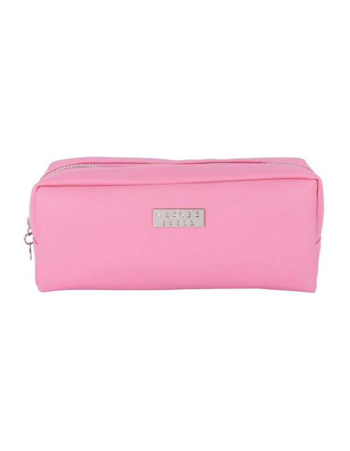 Premium Rectangular Cosmetic Bag in Peony Pink