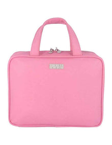 Premium Large Hold All Cosmetic Bag in Peony Pink