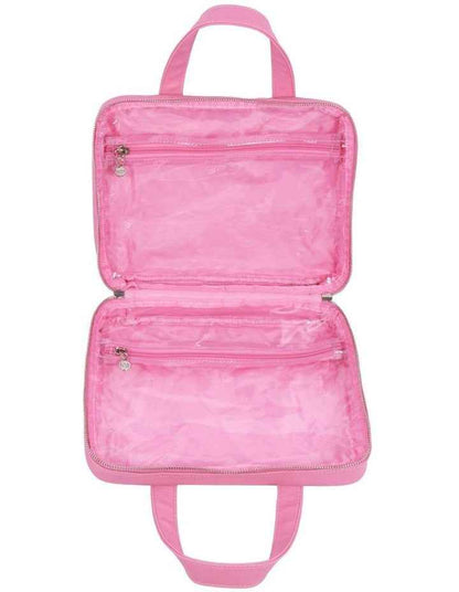 Premium Large Hold All Cosmetic Bag in Peony Pink