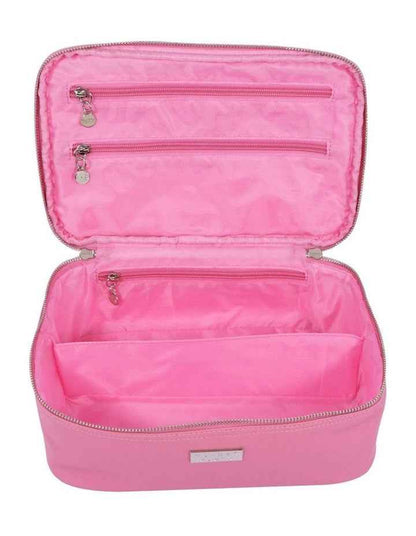 Premium Medium Beauty Case in Peony Pink