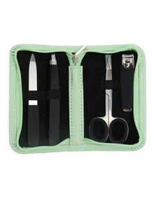 Pastel Zipper Manicure Set in Mint