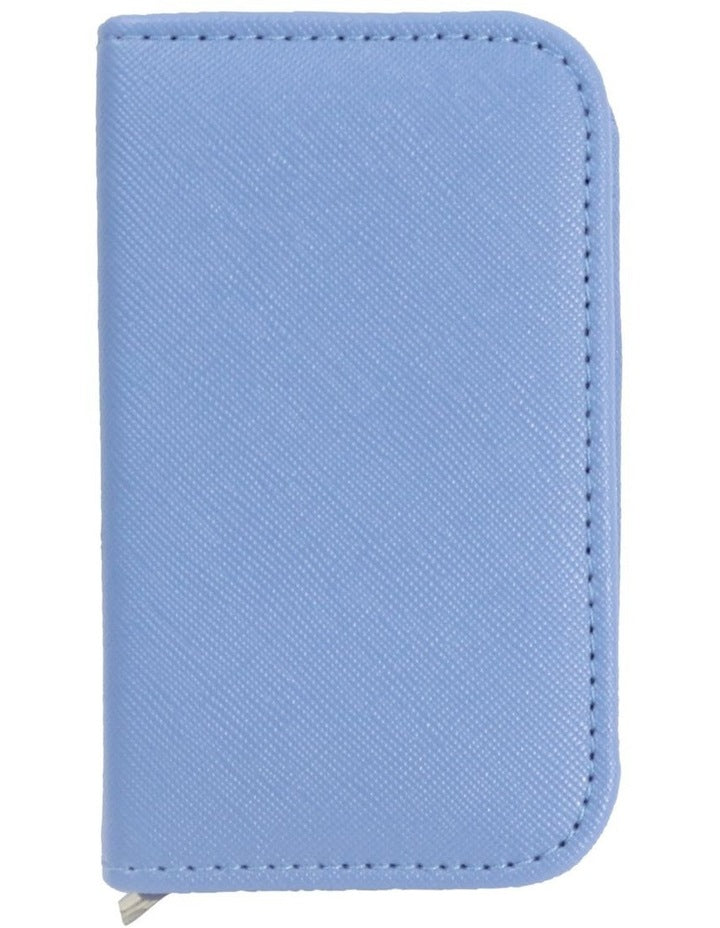 Pastel Zipper Manicure Set in Cornflower Blue