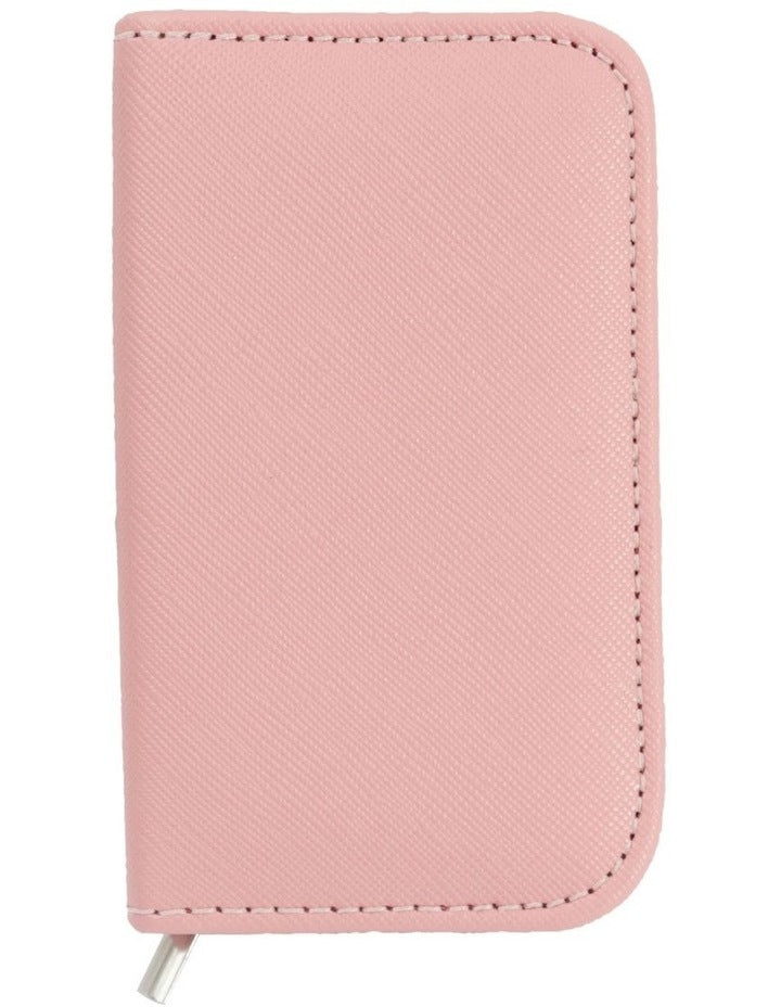 Pastel Zipper Manicure Set in Blush Pink