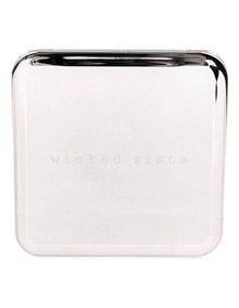 Metallic Magnifying Mirror in Silver