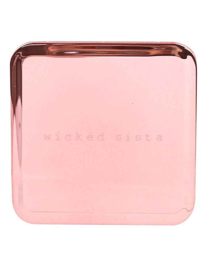 Metallic Magnifying Mirror in Pink