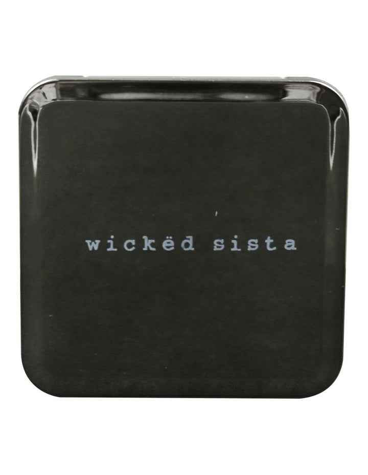 Metallic Magnifying Mirror in Black