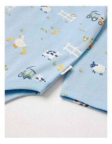 Essential Jersey Bodysuit in Light Blue