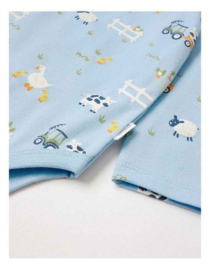 Essential Jersey Bodysuit in Light Blue
