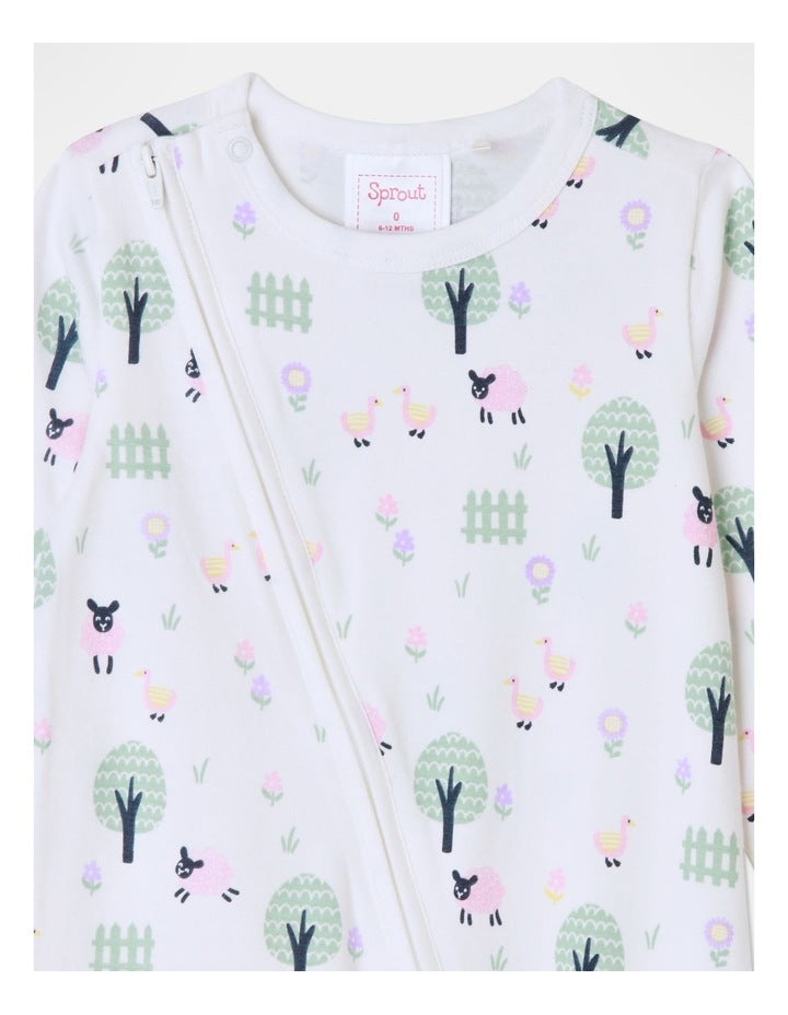 Essential Farm Coverall in White