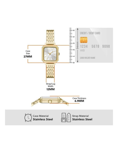 AX5725 Analogue Watch in Gold